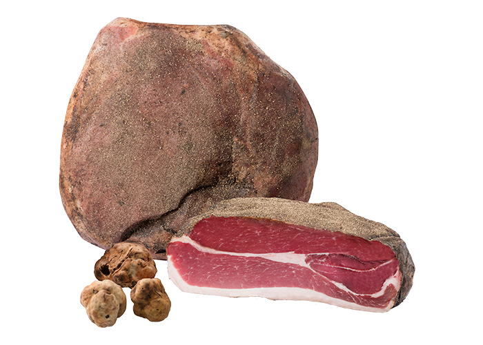 prosciutto al tartufo pelatello