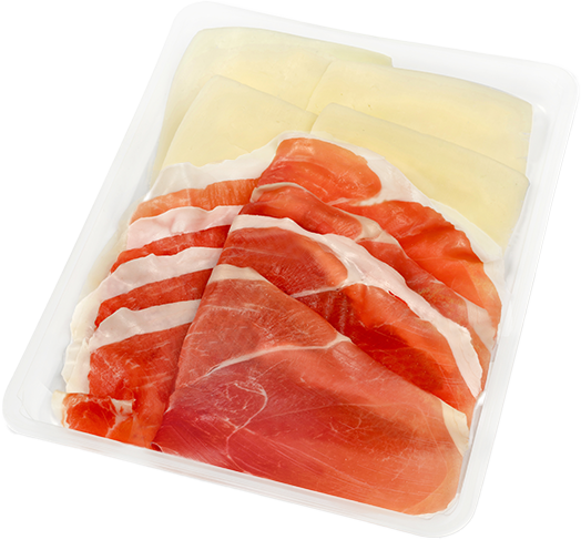 vaschetta prosciutto toscano DOP pecorino toscano DOP